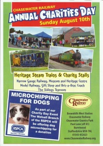 chasewater railway event poster